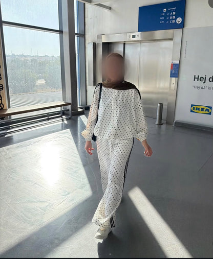 طقم رياضة Polka Dots